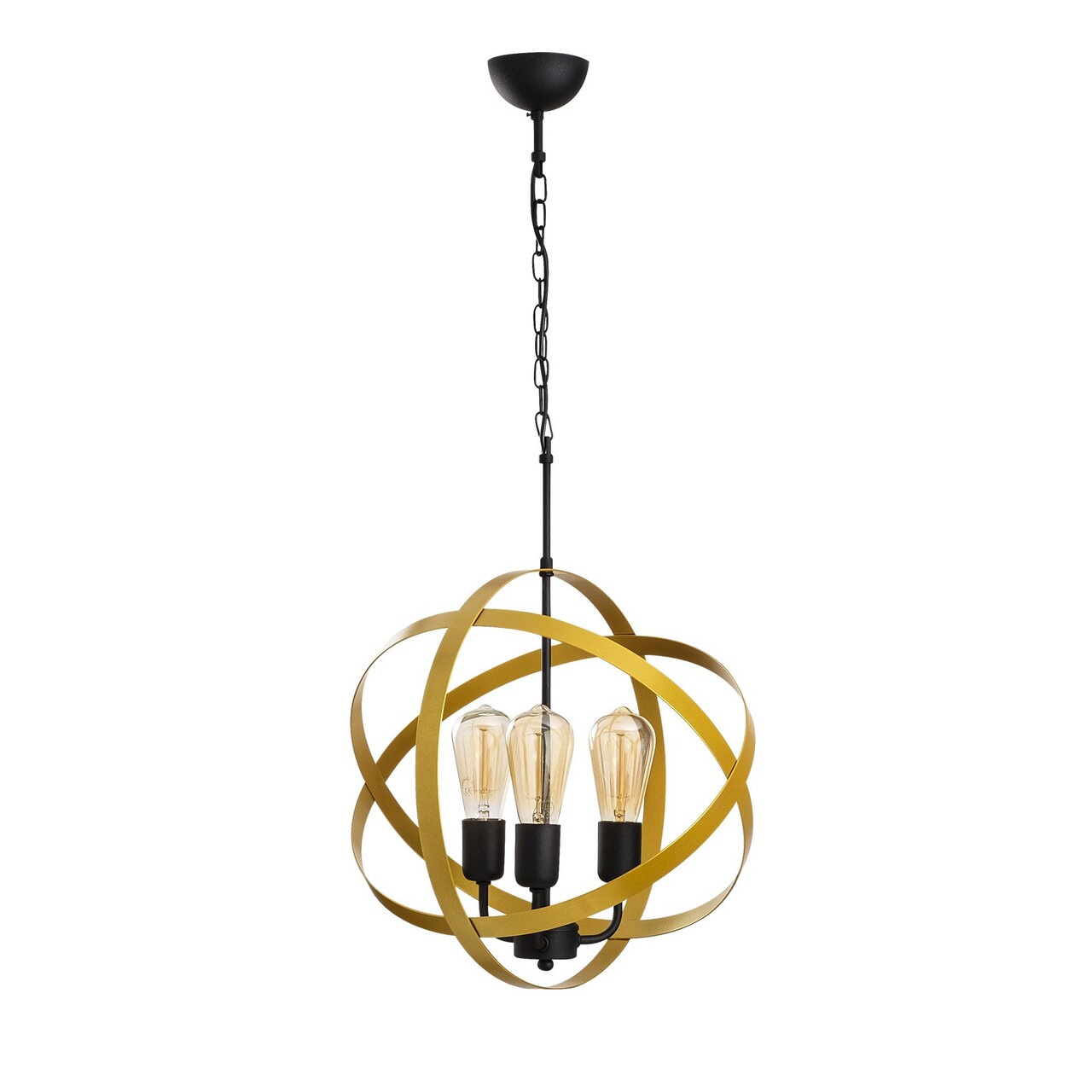 Lustra, Opviq, 892OPV1516, Metal, Aur/Negru - 1 | YEO