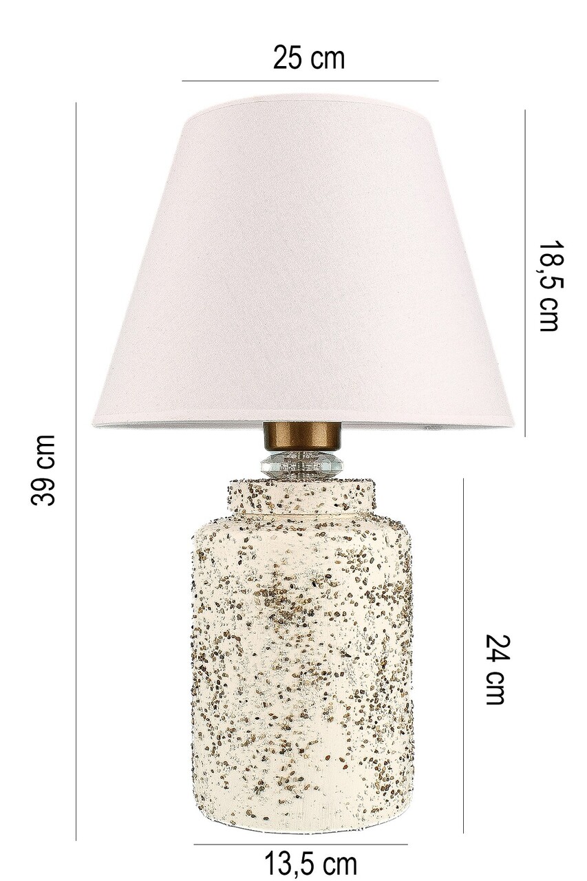Lampa de masa, Opviq, 687HMY2400, Multicolor - imagine 3