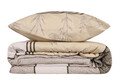 Lenjerie de pat pentru o persoana (FR), Pine - Beige, Life Style, Bumbac Ranforce