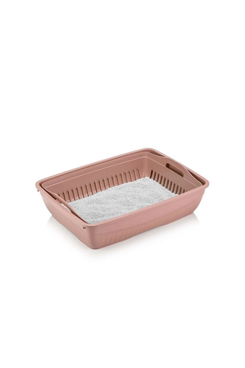 Litiera pentru pisici, Paws &amp; Whiskers, 5088-03-4, Plastic, Roz - view 3
