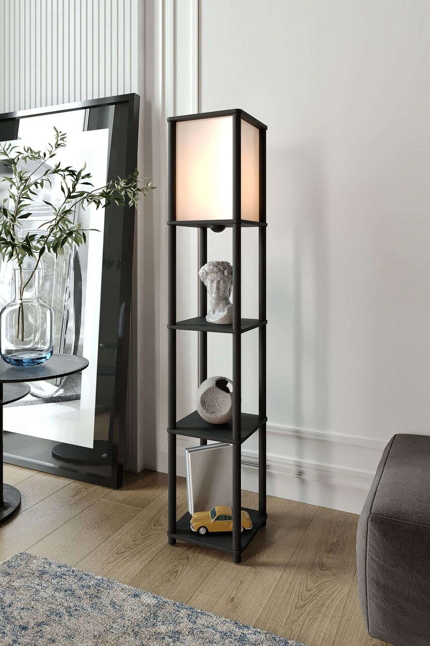 Lampadar, L'essentiel Maison, 666PTR1138, Negru
