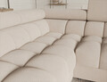 Coltar extensibil stanga 3 locuri ELTAP, LT-18CAL, Fectory, 346x205x93 cm, lemn/poliester, bej deschis