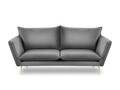 Canapea, Verveine, Mazzini Sofas, 3 locuri, 212x95x96 cm, catifea, gri deschis