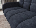 Canapea extensibila 3 locuri ELTAP, Deverio, 154x103x83 cm, lemn/poliester, albastru