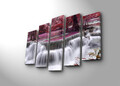 Set 5 tablouri decorative, 5PAT-43, Dimensiune: 70 x 19 cm (1 bucată), Multicolor