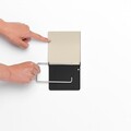 Suport hartie igienica, Brabantia, Soft Beige, 13.2x1.7x12.3 cm, otel, bej