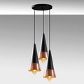 Lustra, Tatum, 584TTM1340, Metal, Negru