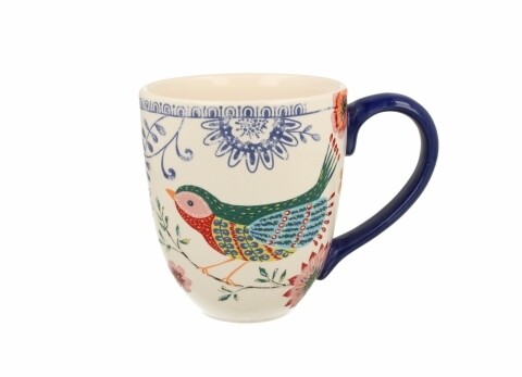 Cana Jumbo Lowicz, Duo, 810 ml, ceramica, multicolor