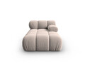 Sezlong living dreapta 1 loc, Bellis-51, Micadoni Home, 155x94x70 cm, catifea, cappuccino