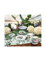 Platou etajat pentru prajituri, Flora, Brandani, D26.5x23 cm, portelan