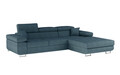 Coltar extensibil dreapta 4 locuri ELTAP, Armd-46, Armando, 289x203x85 cm, lemn/poliester, albastru