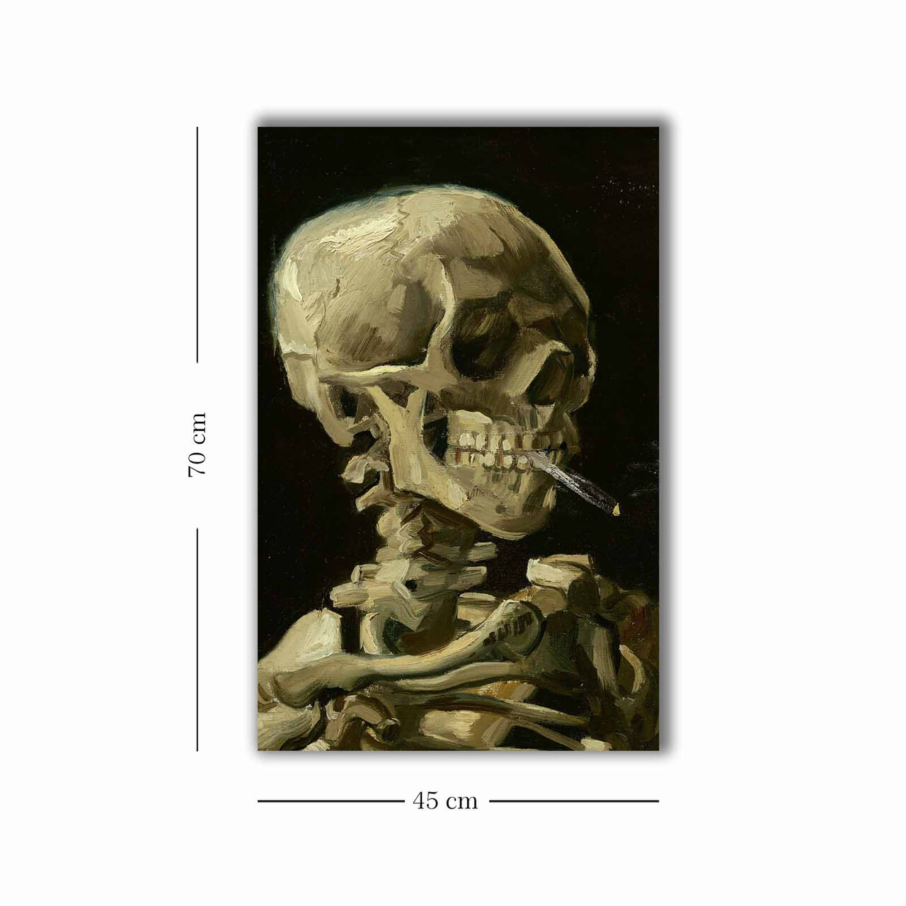 Tablou decorativ, 4570VANGOGH037, Canvas, Lemn, Multicolor