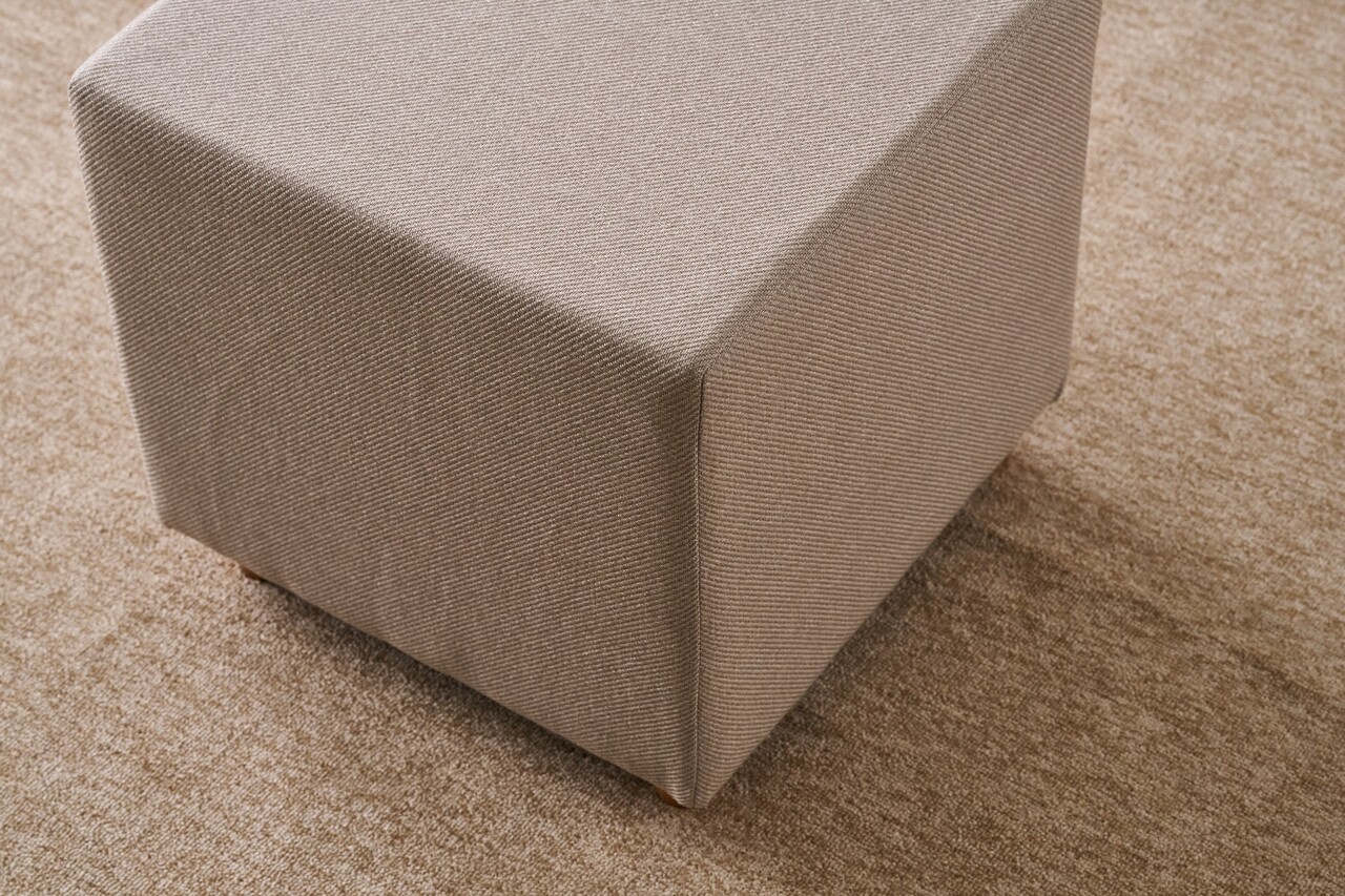 Taburet, Atelier del Sofa, 825BLC5168, Lemn, Bej - view 3
