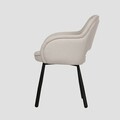 Scaun Campea, Homla, 62x61x84 cm, metal/poliester, bej