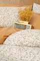 Lenjerie de pat dubla, Posy - Beige, Cotton Box, Bumbac Ranforce
