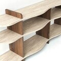 Consola, Hanah Home, Flusso, 170x65x30 cm, PAL, Travertin / Nuc