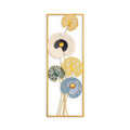 Decoratiune de perete, Grape Vine 3, Metal, Dimensiune: 32 x 90 cm, Multicolor