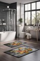 Set covorase de baie, Cartwright, CT-5088, Poliester, Multicolor