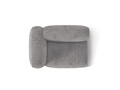 Modul stanga pentru canapea, 1 loc, Martina-212, Micadoni Home, 121x106x75 cm, velur, gri deschis
