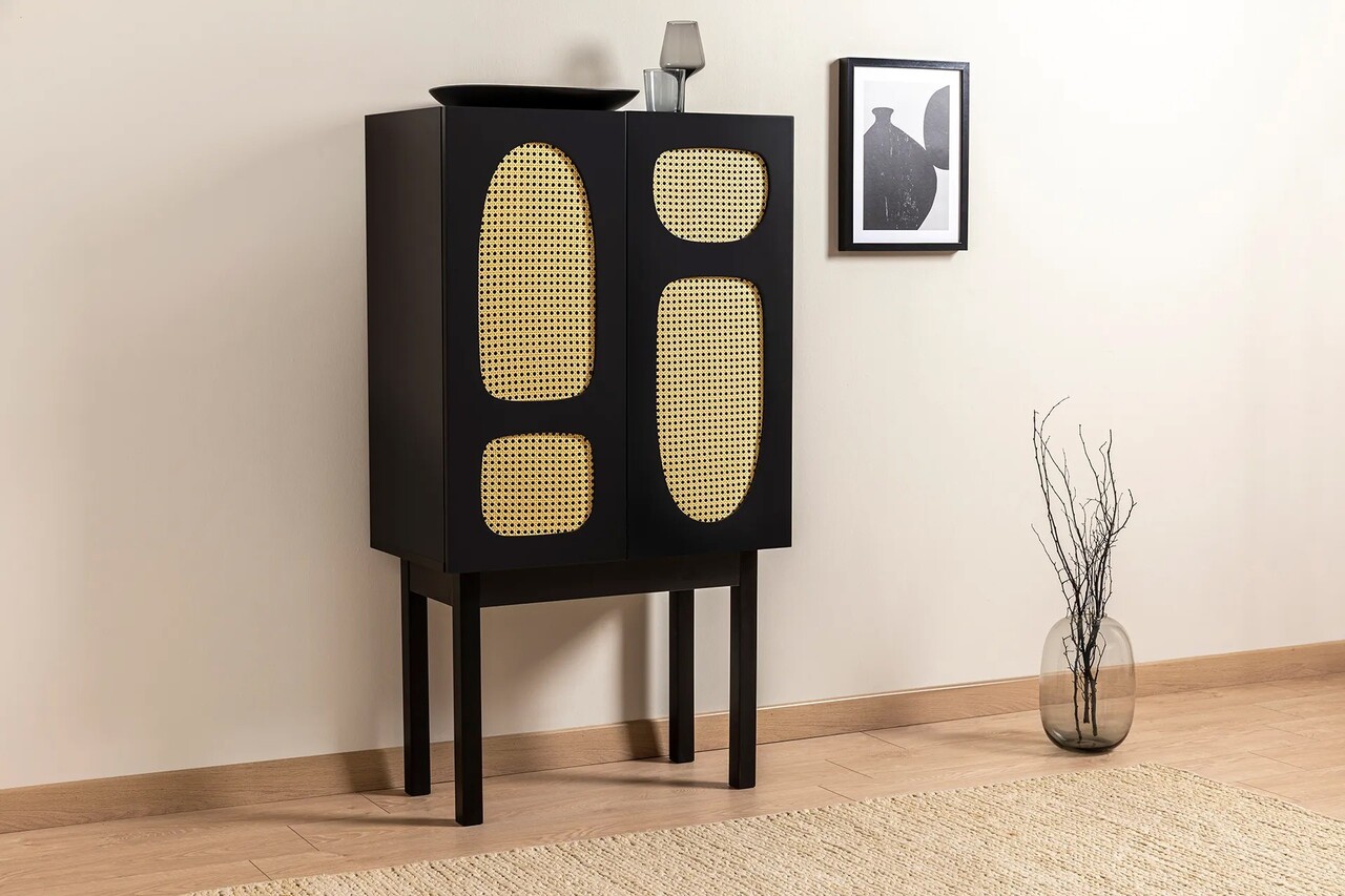 Consola, Hanah Home, Simona 135, 75x135x40 cm, Negru - imagine 4