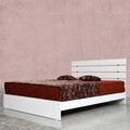 Pat dublu, Comforty, Fuga 150, 155x100x205 cm, PAL, Alb