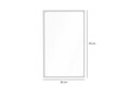 Oglinda decorativa, Lumisfera, Dune 50 x 70, 50x70 cm, Cadru MDF, Negru