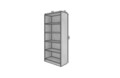 Raft de perete ELTAP, Seilf, 80x40x180 cm, PAL/PVC, stejar