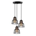 Lustra Endustri MR - 783, Opviq, 45 x 117 cm, 3 x E27, 100W, negru