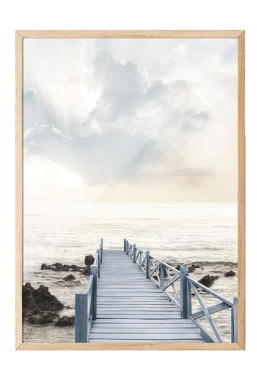 Tablou decorativ, 108435, Lemn masiv, Sticla PVC, Multicolor - view 2
