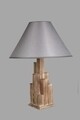 Veioza, Luin, 8300-3M, E27, 60 W, lemn/textil