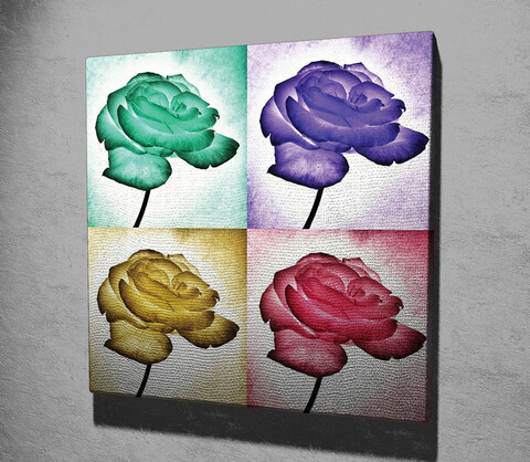 Tablou decorativ, kc089, canvas, dimensiune: 45 x 45 cm, multicolor