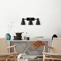 Aplica de perete, Funnel - 13094, Fulgor, 60 x 21 x 21 cm, 3 x E27, 40W, negru