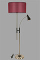 Lampadar, Luin, 534LUN4291, Metal, Rosu claret