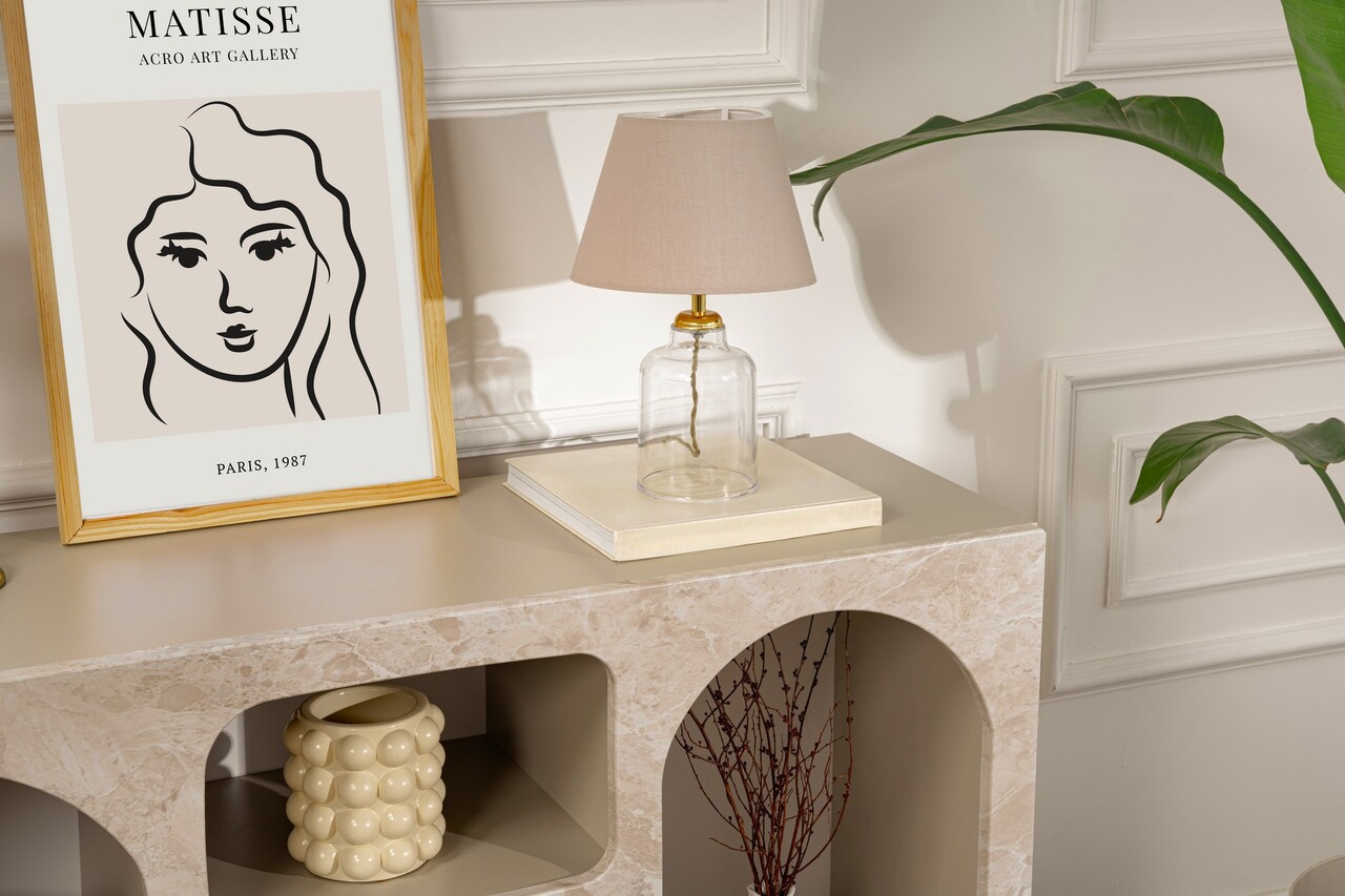 Consola, Nordure, Liva 120, 120x74x37 cm, Travertin Marmură / Gresie - imagine 4