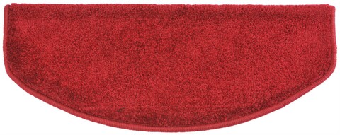 Covor scari semirotund c-290132, decorino, 24x65 cm, polipropilena, rosu