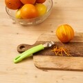 Aparat pentru razuit citrice, Vanora, inox, Verde