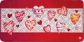 Covor pentru bucatarie, Olivo Tappeti, Carpet Queen 2, Love, 50 x 100 cm, 80% bumbac, 20% poliester, multicolor