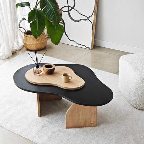 Masuta de cafea, Neostill, Melted, Stejar negru / safir