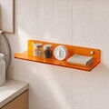 Raft de perete acrilic, Hanah Home, Vivid, 40x10x4 cm, Portocaliu