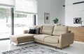 Coltar extensibil stanga 3 locuri ELTAP, LT-20NU, Silva, 276x201x100 cm, lemn/poliester, maro deschis
