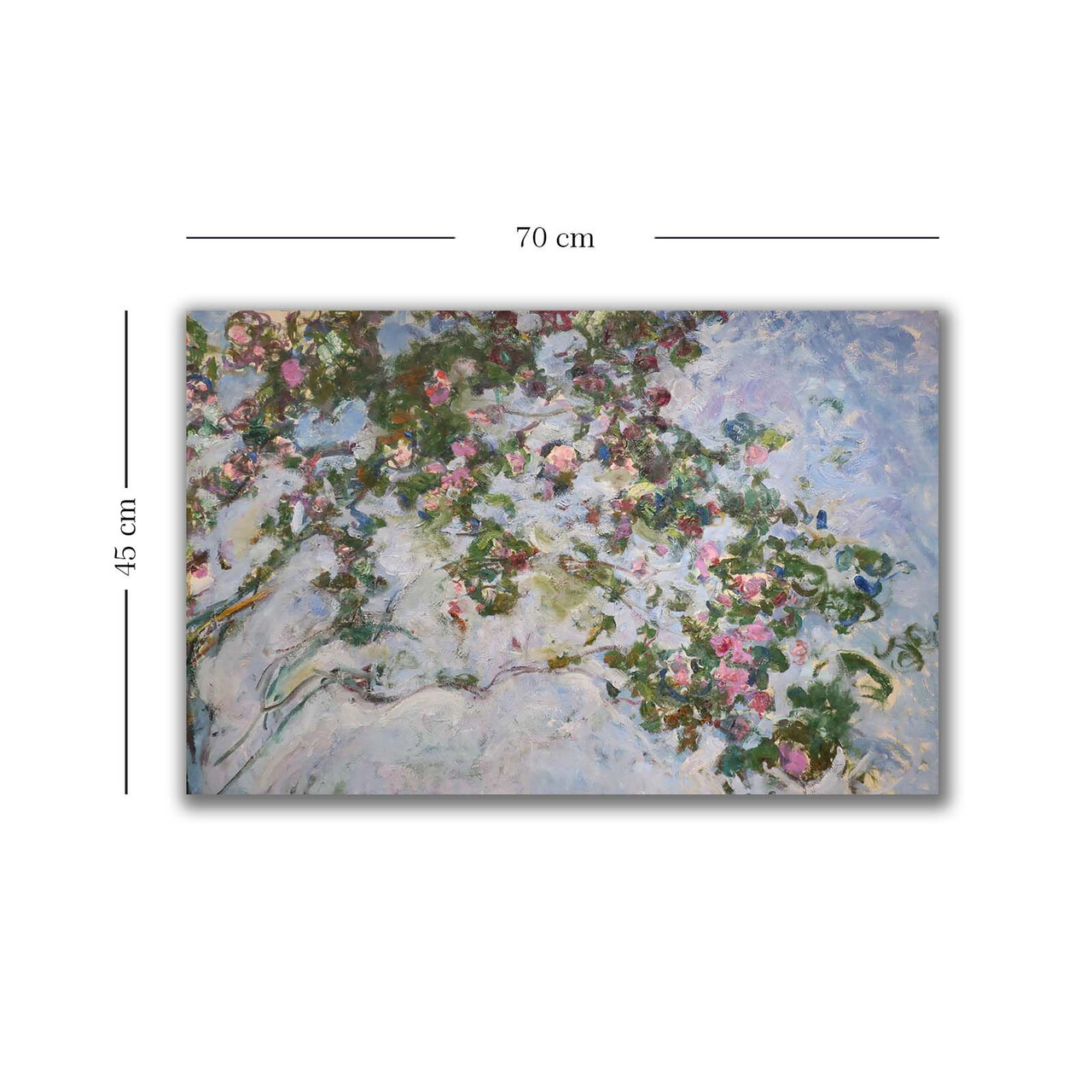 Tablou decorativ, 4570MONET003, Lemn, Multicolor - view 3