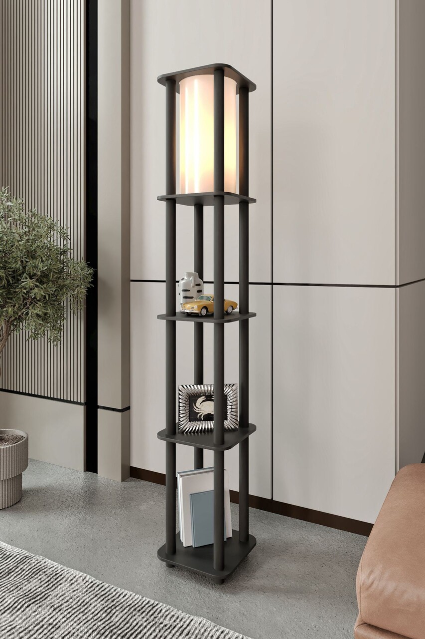 Lampadar, L'essentiel Maison, 666PTR1160, Negru