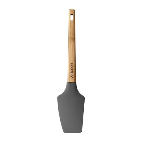 Spatula dreptunghiulara nordic, ambition, 30.3 cm, silicon/bambus
