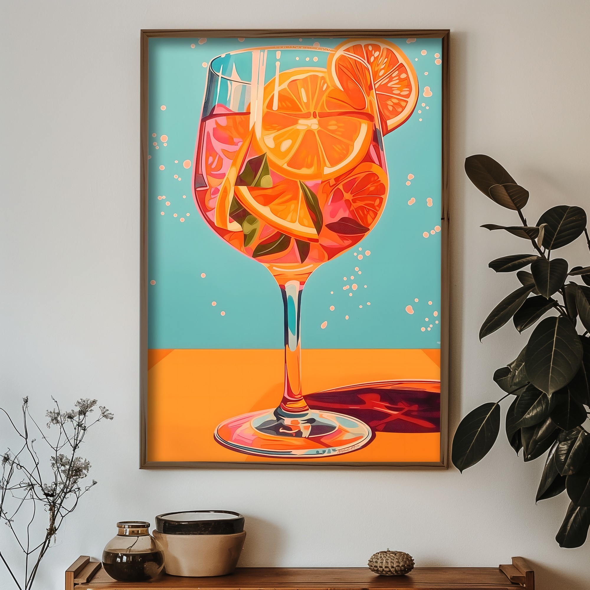 Tablou decorativ, GE251-S, Lemn, Multicolor