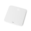 Cantar digital pentru baie, Brabantia, White, 30x30x2.4 cm, max 180 kg, sticla, alb
