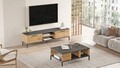 Set mobilier living, Locelso, RL5-AA, Pin Atlantic / Antracit