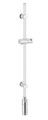 Bara cu suport pentru dus si lumina incorporata, Wenko, 94 cm, policarbonat/plastic