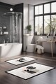 Set covorase de baie, Cartwright, CT-5265, Poliester, Multicolor