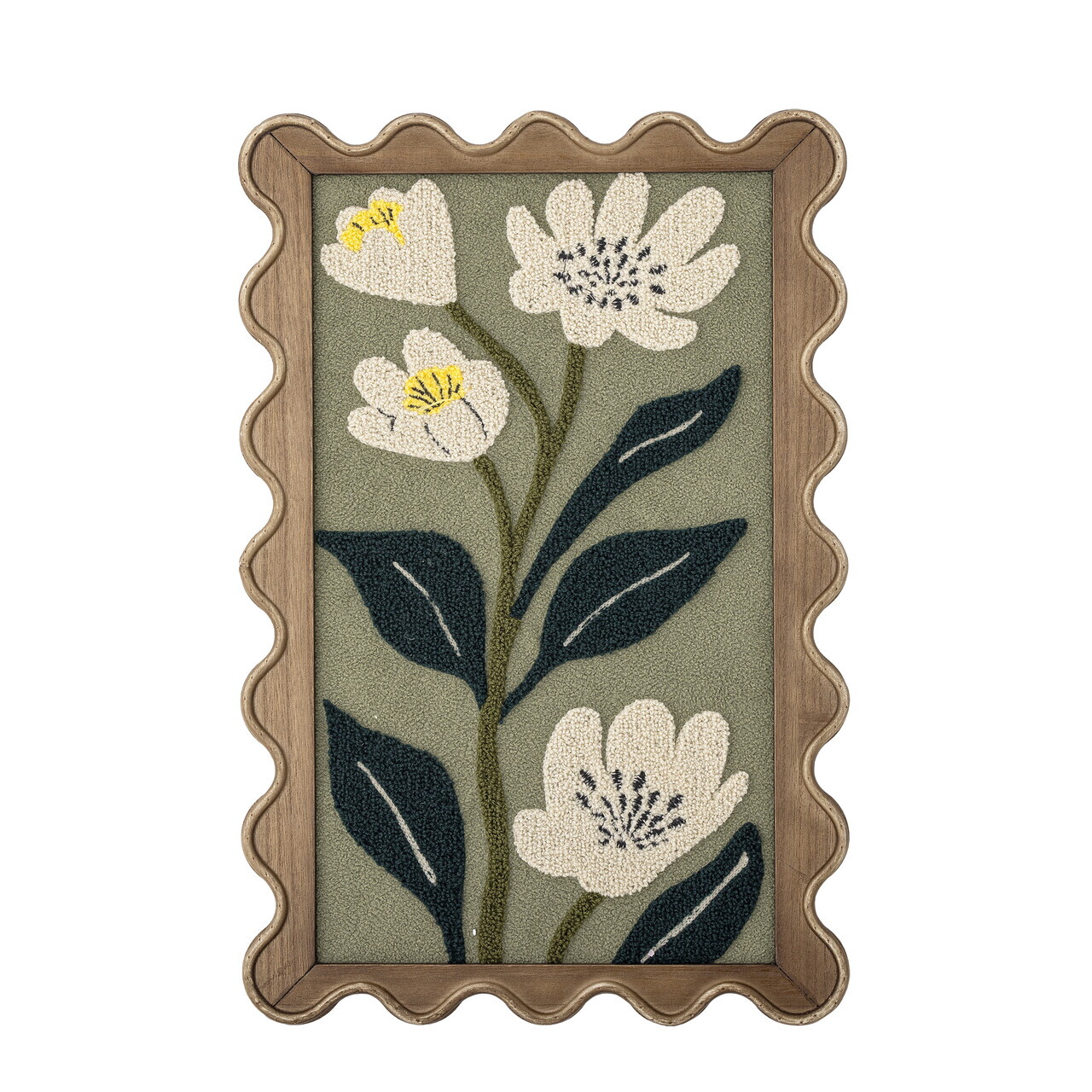 Decoratiune de perete, Bloomingville, Talan, 30x1.5x45 cm, MDF/pulbere de piatra, multicolor