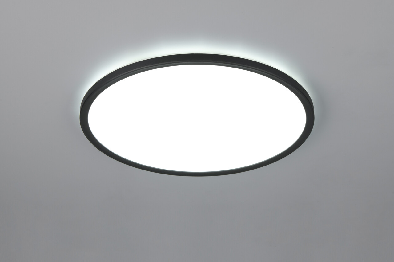 Plafoniera Joko, RL NOW, 42x3 cm, 22W, 1x SMD, plastic, negru